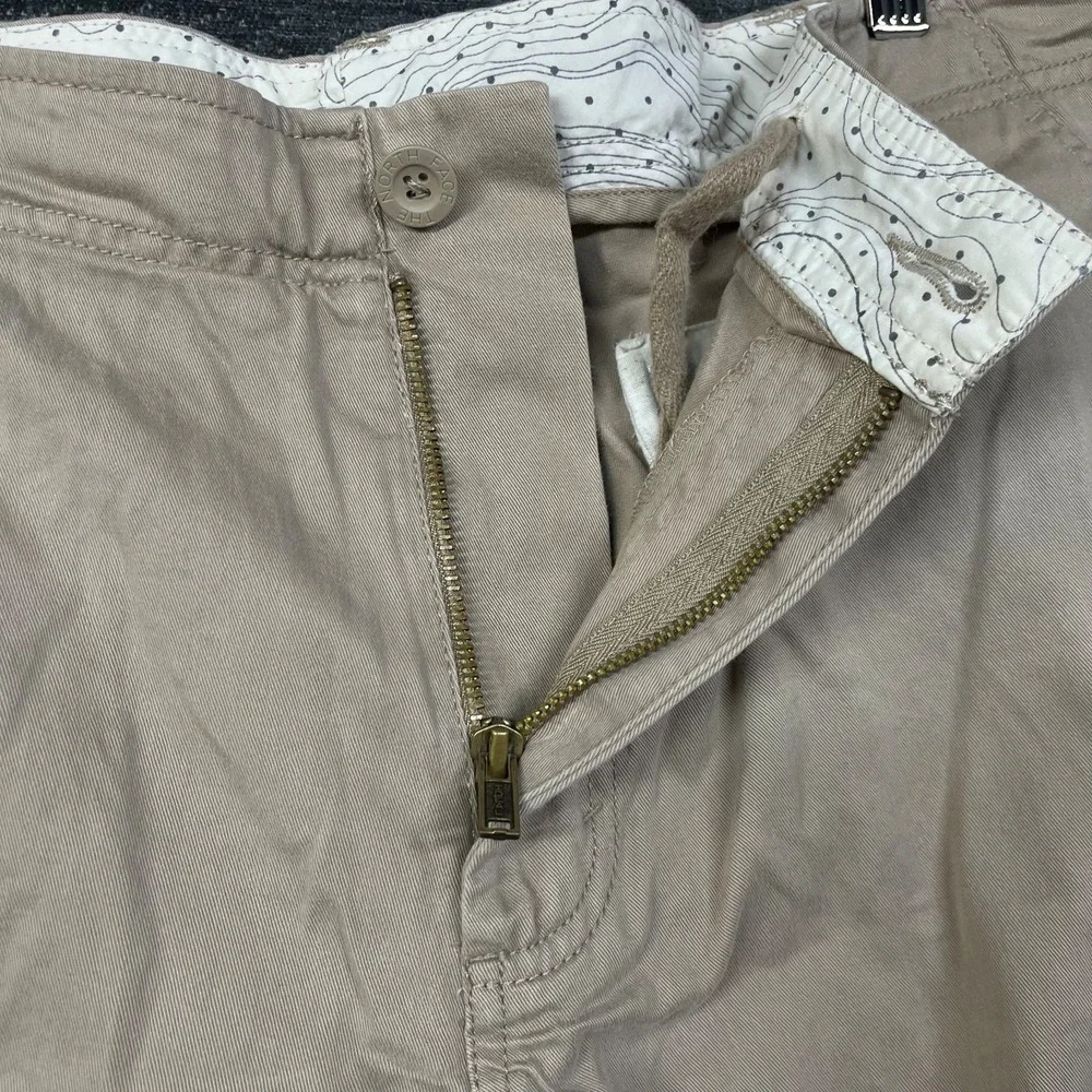 The North Face Cargo Pants Mens 36 Beige Good Utility Hiking Flat Front Cotton